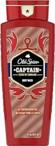 オールドスパイス Red Collection Captain Scent Body Wash for Men, 16