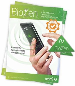 2枚セット バイオゼン（BIOZEN)電磁波軽減マイクロチップ【ステッカー】EUメディカルデバイスクラス1認定