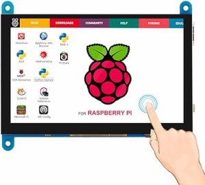 ELECROW 5インチ モバイルモニター Raspberry Pi用 モバイルディスプレイ LCD ディスプレイ ポー