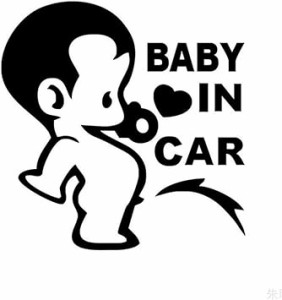 [Hordlend] （２枚セット）BABY IN CAR カーステッカー 生活防水性 反射ステッカー 事故防止用ステッ