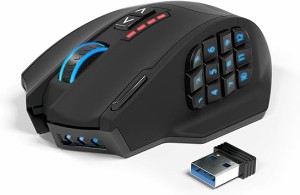 Gamspeed ワイヤレスゲーミングマウス 【有線無線デュアルモード】 RGB サイドボタン付き ワイヤレスマウス 2