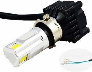 バイクLEDヘッドライト30W H4 H6 PH7 PH8対応 Hi/Lo 切替式 LEDヘッドランプ直流交流兼用 DC