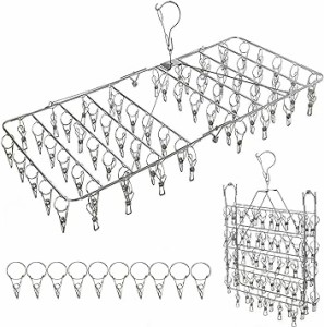 ピンチ ハンガー 70+10ピンチ 洗濯 物干し ピンチ 洗濯 ハンガーステンレス ピンチハンガー 洗濯もの 70 ピン