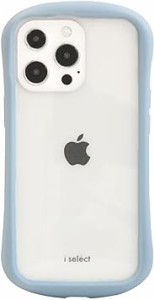 グランサンク i select clear iPhone13 Pro 対応ケース 【くすみブルー】