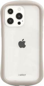 グランサンク i select clear iPhone13 Pro 対応ケース 【くすみグレージュ】