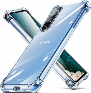 Xperia 5 ケース SO-01M SOV41カバー 耐衝撃 クリア tpu 透明 スリム 薄型 シリコン 指紋防止