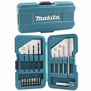 マキタ(Makita) ドリルビット ドライバービット ソケット 17本セット ケース付 D-53693 鉄工用ドリルビ