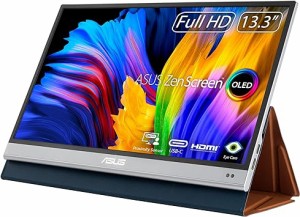 ASUS モバイルモニター モバイルディスプレイ ZenScreen OLED MQ13AH 有機ELパネル/13.3イ