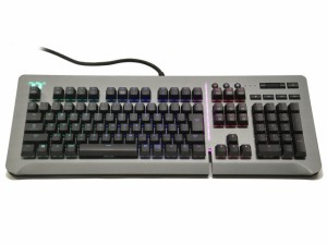 Thermaltake キーボード TT PREMIUM GAMING LEVEL 20 RGB TITANIUM Cherry MX Speed KB-LVT-SSSRJP-01 [チタニウム]