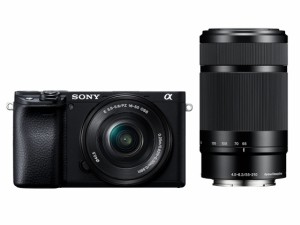 SONY デジタル一眼カメラ α6400 ILCE-6400Y ダブルズームレンズキット [ブラック]