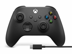 マイクロソフト ゲーム周辺機器 Xbox ワイヤレス コントローラー + USB-C ケーブル 1V8-00005 [カーボン ブラック]