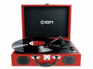 ION Audio レコードプレーヤー Vinyl Transport [Red]