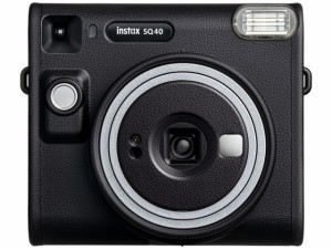 富士フイルム インスタントカメラ instax SQUARE SQ40 チェキスクエア [ブラック]