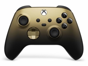 マイクロソフト ゲーム周辺機器 Xbox ワイヤレス コントローラー ゴールド シャドウ スペシャル エディション QAU-00123