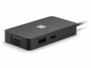 マイクロソフト USBハブ Surface USB-C トラベル ハブ 161-00006 [ブラック]