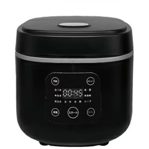 ヒロコーポレーション 炊飯器 HK-CRC03BK [ブラック]