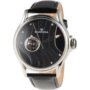MANNINA(マンニーナ) 腕時計 MNN004-01 メンズ 正規輸入品 ブラック 黒