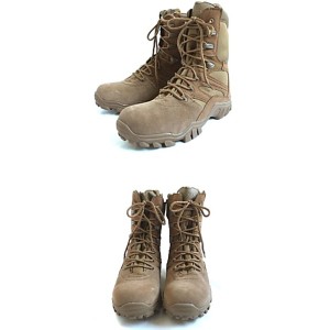 アメリカ軍 海兵隊 USMC サイドジッパー コンバット ブーツ レプリカ 8W 26cm ミリタリーブーツ 靴 シューズ 究極のアメリカ軍海兵隊風サ