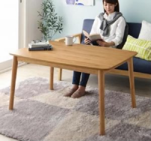 こたつテーブル 机 北欧風デザイン 高さ調整こたつテーブル ( 天板サイズ :長方形(75×105cm))( 色 : オークナチュラル ) こたつテーブル