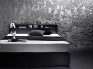 ダブルベッド 白 整理 収納付き ベッド マルチラススーパースプリングマットレス付き セット 棚・コンセント付き整理 収納 ベッド( 幅 :