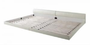 連結ベッド用ベッドフレームのみ 単品 ワイドレザーフロアベッド 低い ロータイプ フロアタイプ ローベッド ( 幅 :ワイドK240(SD×2))( 