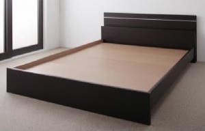 シングルベッド 白 連結ベッド用ベッドフレームのみ 単品 親子で寝られる・将来分割できる連結ベッド( 幅 :シングル)( 奥行 :レギュラー)