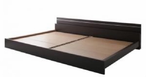 連結ベッド用ベッドフレームのみ 単品 親子で寝られる・将来分割できる連結ベッド( 幅 :ワイドK180)( 奥行 :レギュラー)( 色 : ホワイト 
