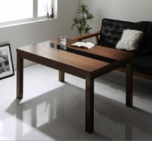 こたつテーブル 机 3段階で高さが変えられる アーバンモダンデザイン高さ調整こたつテーブル ( 天板サイズ :長方形(75×105cm))( メイン