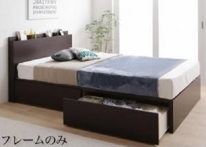 シングルベッド 連結ベッド用ベッドフレームのみ 単品 壁付けできる国産 日本製 ファミリー連結整理 収納 ベッド( 幅 :シングル)( 奥行 :
