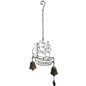 船モチーフベル ガーデン SHIP BELL (Hand Made) 素材の魅力を極める、船のモチーフが輝くガーデンベル (ハンドメイド)