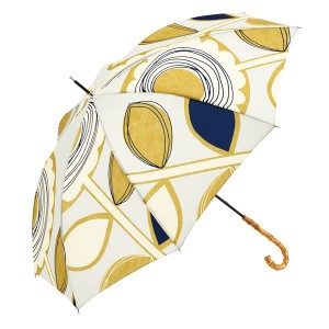 デザインライフ 傘 サンフラワー アイボリー VU004 乳白色 北欧の魅力が溢れる、デザインに夢中になれる傘 サンフラワーのアイボリーが彩