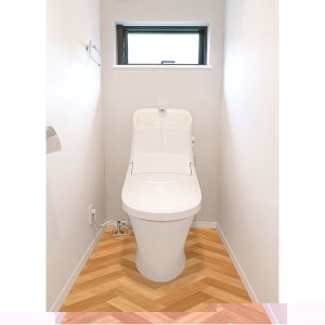 壁紙シート 約90×170cm トイレ用 ヘリンボーンオーク 防水加工 お手入れ簡単 貼り直し可 トイレ模様替えシート お手洗い トイレ 送料無