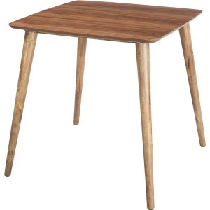 ダイニングテーブル ダイニング用テーブル 食卓テーブル 机 リビングテーブル リビング用 応接テーブル 幅75cm 正方形 木製 ラバーウッド