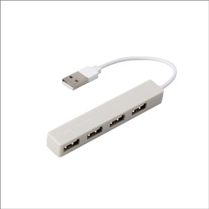 w/U USB 4ポート変換ハブ シルキーグレー WU-UH2594GY ワンユーシリーズ最新作、4ポートUSB変換ハブで快適な接続体験を シルキーグレーの