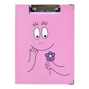 バーバパパ クリップボード【バーバパパ ピンク＆パープル】【同柄2個セット】 紫 美しさを引き立てるデザイン カラフルなクリップボード