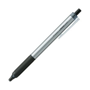 （まとめ）トンボ鉛筆 油性ボールペンモノグラフライト 0.5mm 黒 （軸色：シルバー） FCE-114B 1セット（5本）【×2セット】