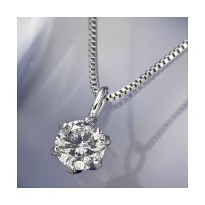 プラチナPt0.1ctダイヤモンドペンダント/ネックレス 輝く一粒のダイヤモンドが贅沢に輝く、プラチナ0.1カラットのダイヤネックレス 永遠