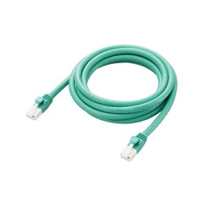 Cat6A LANケーブル 配線 LD-GPAT／GN2／RS グリーン 緑 高速通信を実現する革新的なLANケーブルで、ストレスフリーなネットワーク環境を