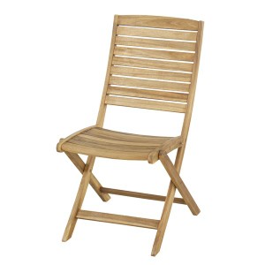 折りたたみ椅子 (イス チェア) アウトドアチェア (イス 椅子) 幅46.5cm 木製 アカシア オイル仕上げ Nino ニノ 完成品 屋外 室外 キャン