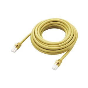 Cat6A LANケーブル 配線 LD-GPAT／YL5／RS イエロー 黄 高速通信を実現する最新テクノロジーの イエロービースト キャット6A LANケーブル