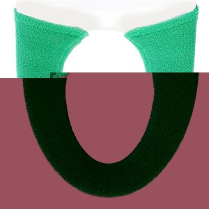 【2個セット】 オカ ロイヤルコレクション アーツ 洗浄・暖房型 便座カバー グリーン 緑