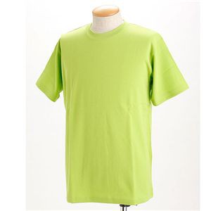 ドライメッシュTシャツ 2枚セット 白+アップルグリーン Lサイズ 緑 送料無料
