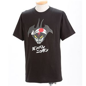 むかしむかし アニメコラボ!サッカーW杯日本代表応援Tシャツ 【10番 デビルマン】 ブラック LL 黒 クールでカッコいい むかしむかし アニ