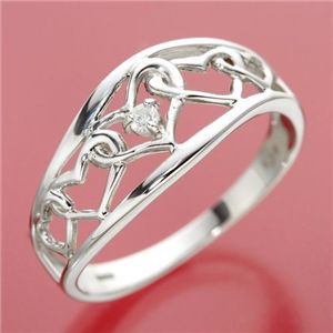ダイヤリング 指輪 アンティーク レトロ ヴィンテージ 調リング 13号 輝くダイヤモンドのアンティークリング、13号の指に映える 送料無料