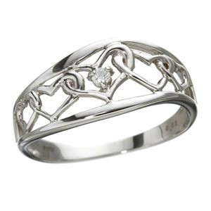 ダイヤリング 指輪 アンティーク レトロ ヴィンテージ 調リング 19号 輝くダイヤモンドのアンティークリング、19号の指輪があなたの手元