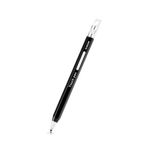 【3個セット】 6角鉛筆タッチペン ブラック P-TPENDEBKX3 黒 子供にぴったりの握りやすい鉛筆型タッチペン 手にフィットする6角形デザイ
