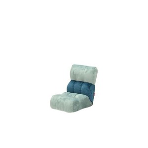 【ソファみたいな座椅子 (イス チェア) 】 チビサイズ ピグレット CHIBI BGR ブルーグリーン 青 緑 至福の座り心地を提供する、ソファの