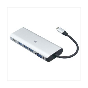 ラトックシステム USB Type-C マルチアダプター（VGA・PD・USBハブ） RS-UCVGA-PH 送料無料