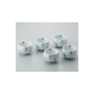 （業務用2セット）日光陶器店 ツボ型煎茶碗 めばえ 5客セット 送料無料