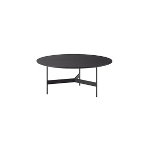 ラウンドテーブル 机 ブラック 約幅78cm 完成品 黒 シックなブラックの円卓、幅78cmで完成品 スタイリッシュな空間を演出する、ラウンド